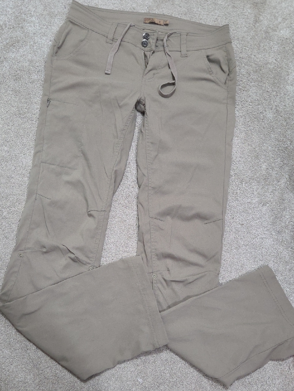 Prana Halle Convertible Khaki Pants